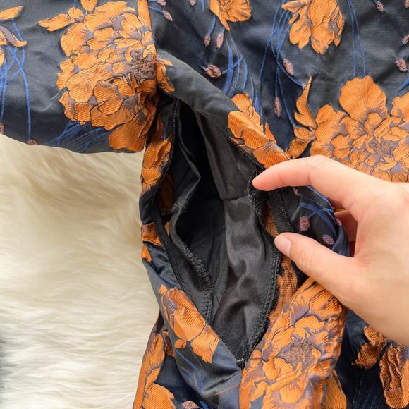 Square Collar Puff Sleeve Print Blouse and Shorts Set - Picture 5 of 10